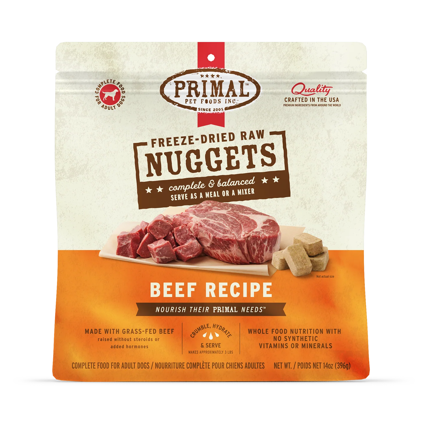 Primal Freeze-Dried Beef Formula
