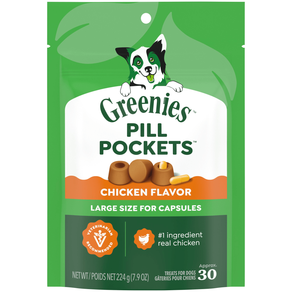 Greenies Pill Pockets  Capsules Chicken Flavor