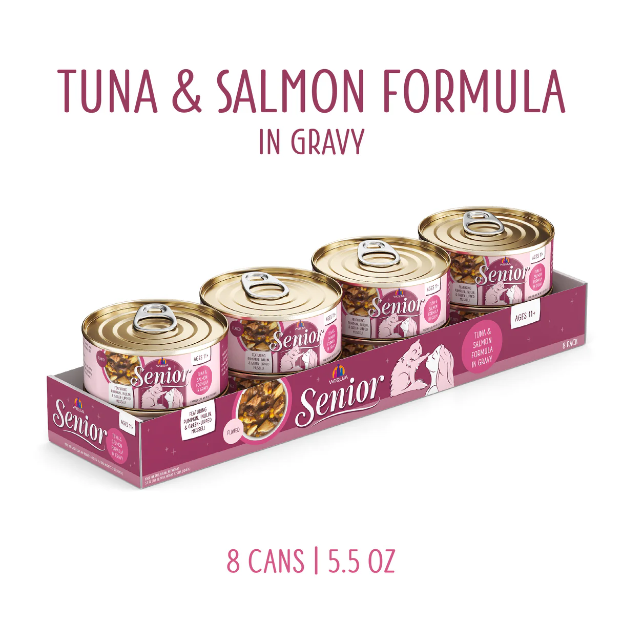 Weruva Senior Cat Tuna & Salmon in Gravy