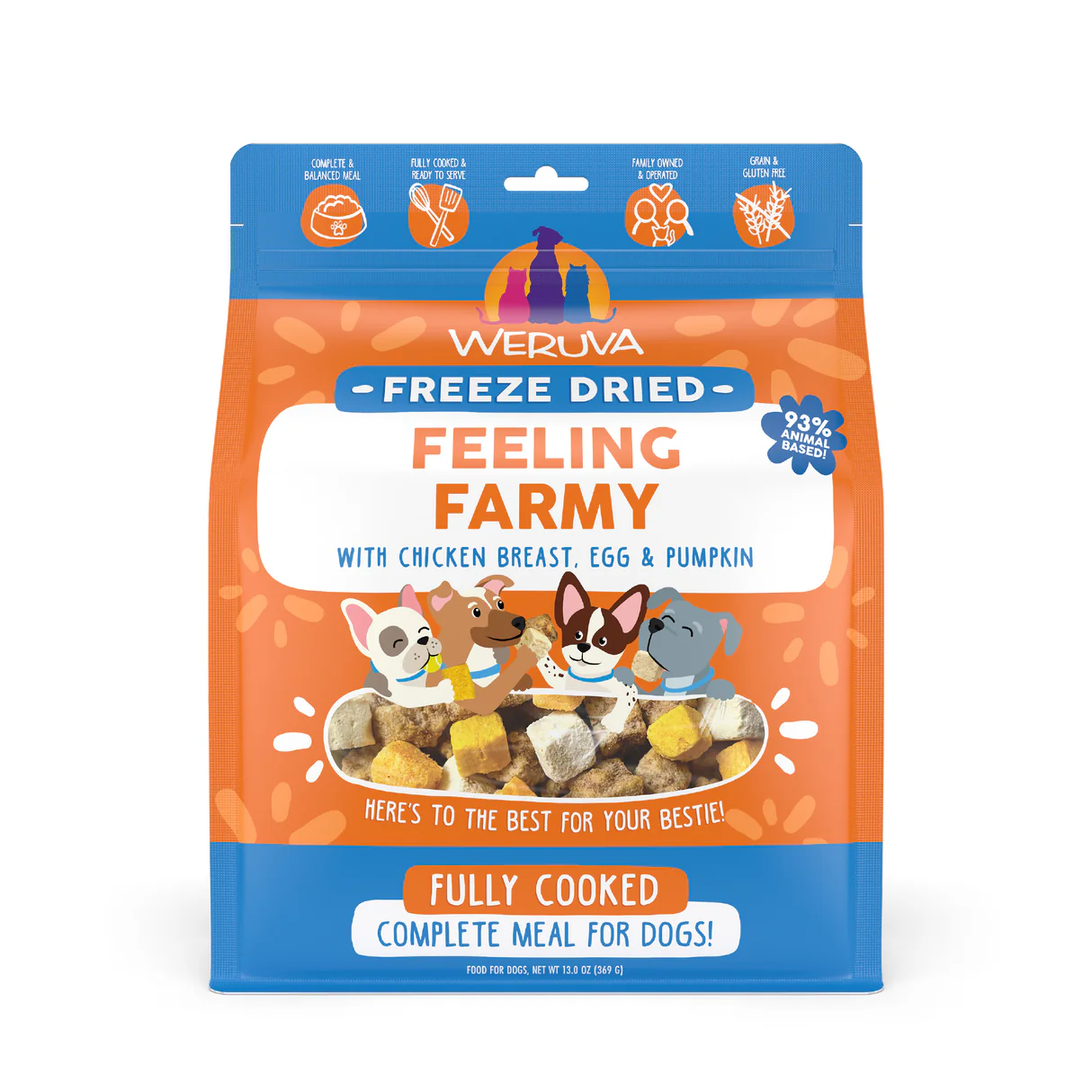 Weruva Freeze Dried Feeling Farmy Dinner