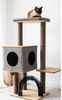 Petpals Minimalistic Wooden Medium Cat Tower