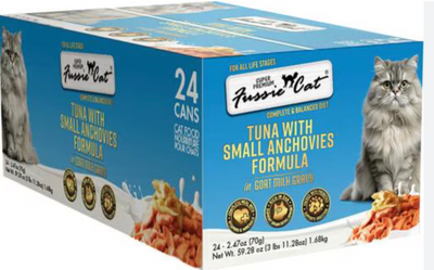 Fussie Cat Premium Tuna with Small Anchovies in Goats Milk