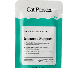 Cat Person Immune Support Turkey & Salmon Lickable Supplement