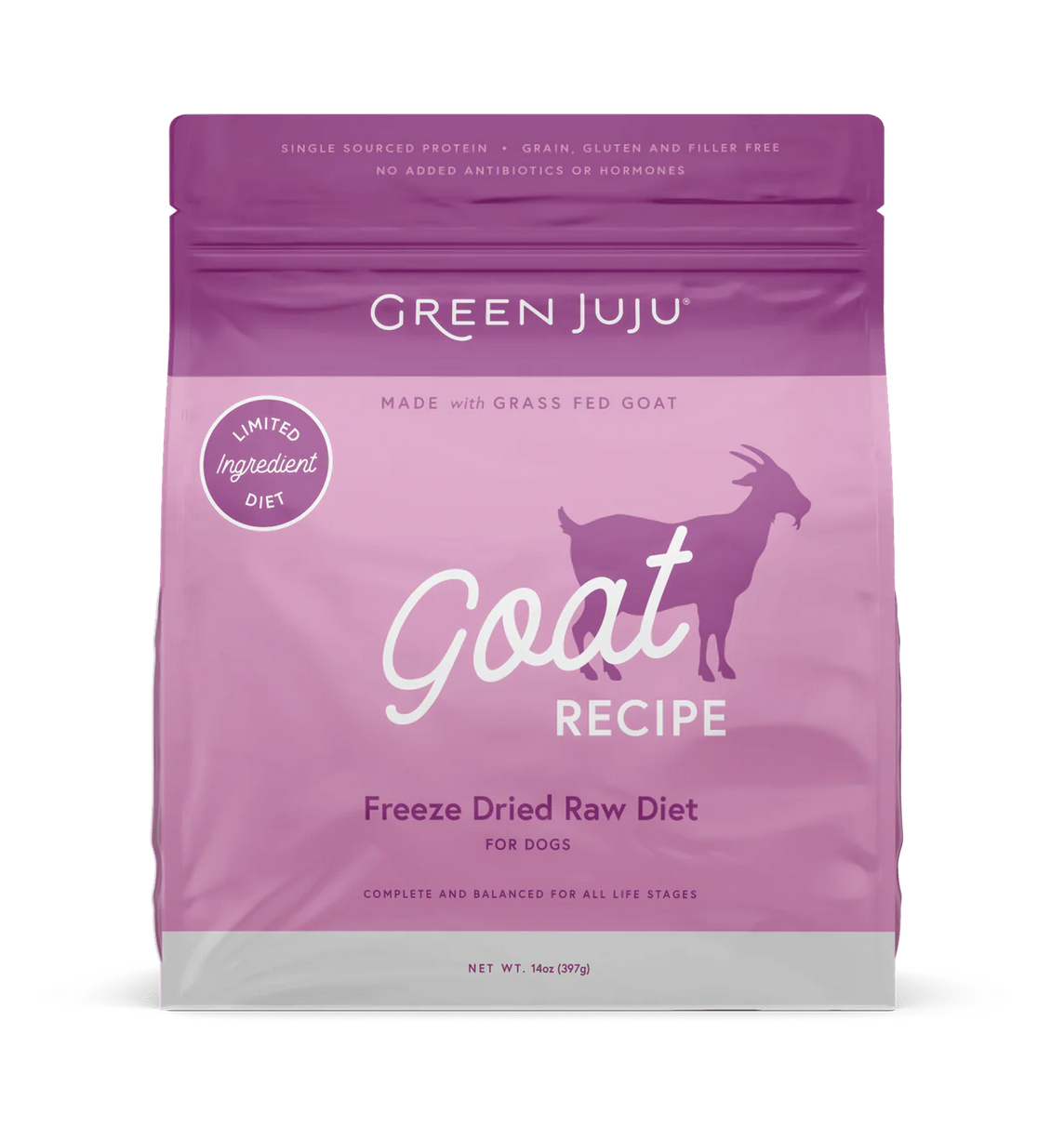 Green Juju Freeze Dried Limited Ingredient Goat 14 oz.