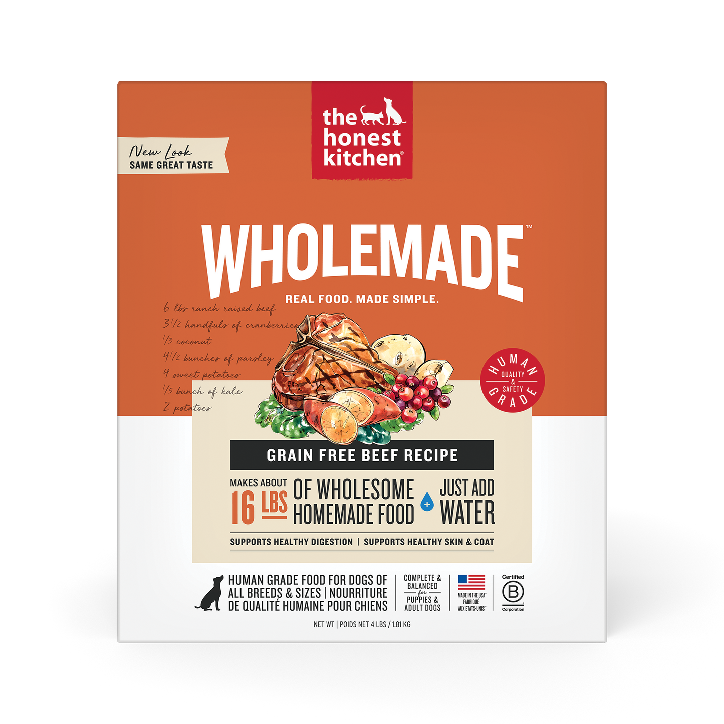 Honest Kitchen Grain Free Beef Recipe