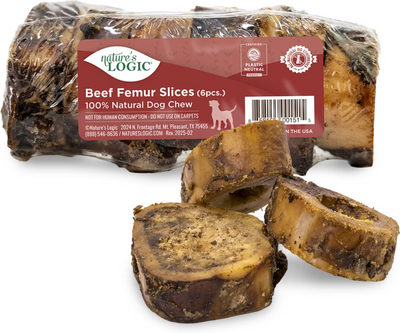 Nature's Logic Beef Femur Bone Slices 6 Pack