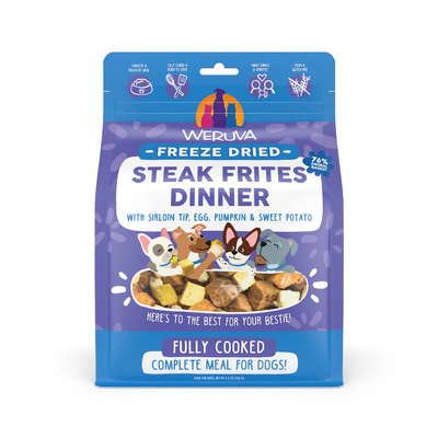 Weruva Freeze Dried Steak Frites Dinner