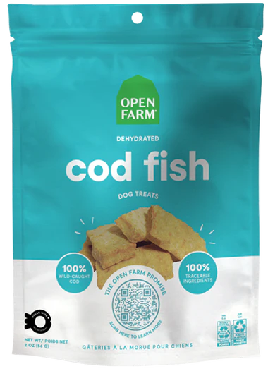 Open Farm Dehydrated Cod Fish 2 oz – Healthy Pet Austin