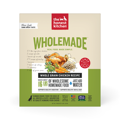 Honest Kitchen Whole Grain Chicken Recipe