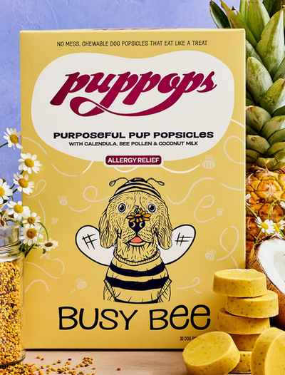 Puppops Allergy Relief "Busy Bee" 30 Dog Pops