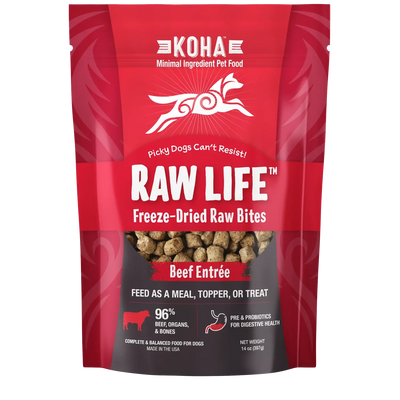Koha Raw Life Freeze Dried Raw Bites Beef