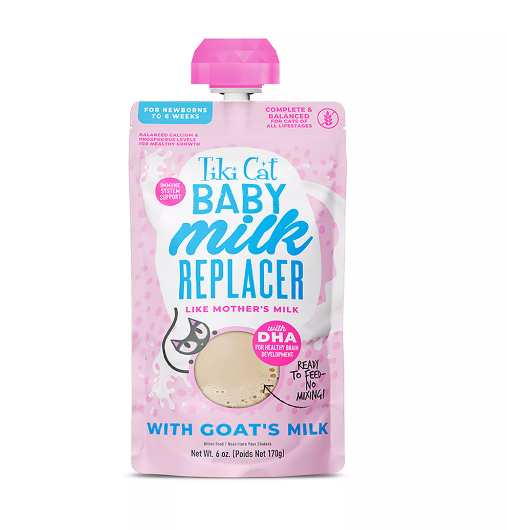 Tiki Cat Baby Milk Replacer With Goat Milk