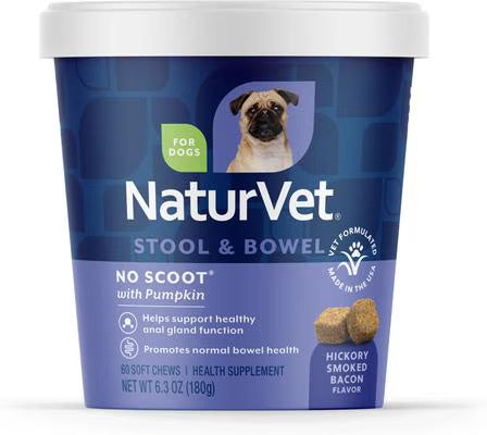 NaturVet No Scoot Soft Chews 60 ct.