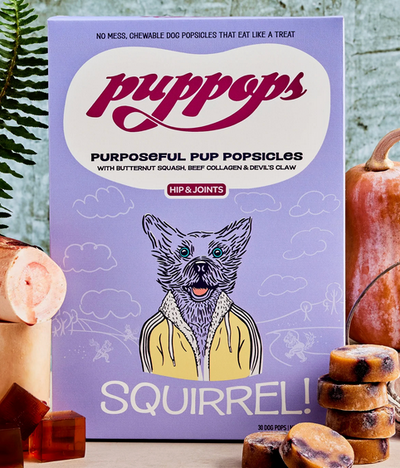 Puppops Hip & Joint "SQUIRREL" 30 Dog Pops