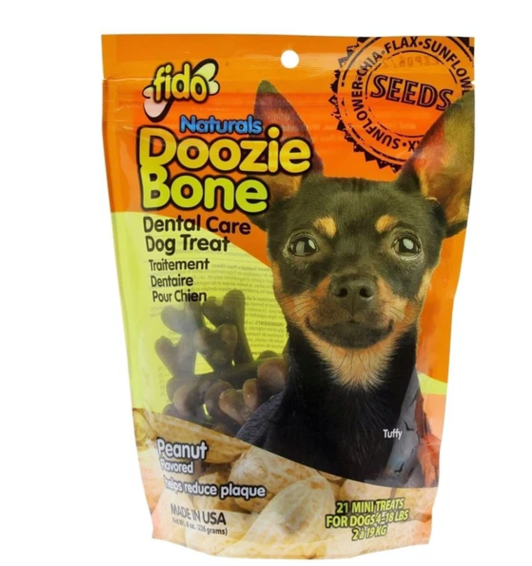 Fido Naturals Doozie Bone Peanut