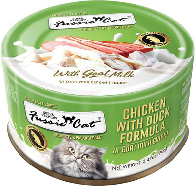 Fussie Cat Premium Chicken With Duck In Goat Milk Gravy