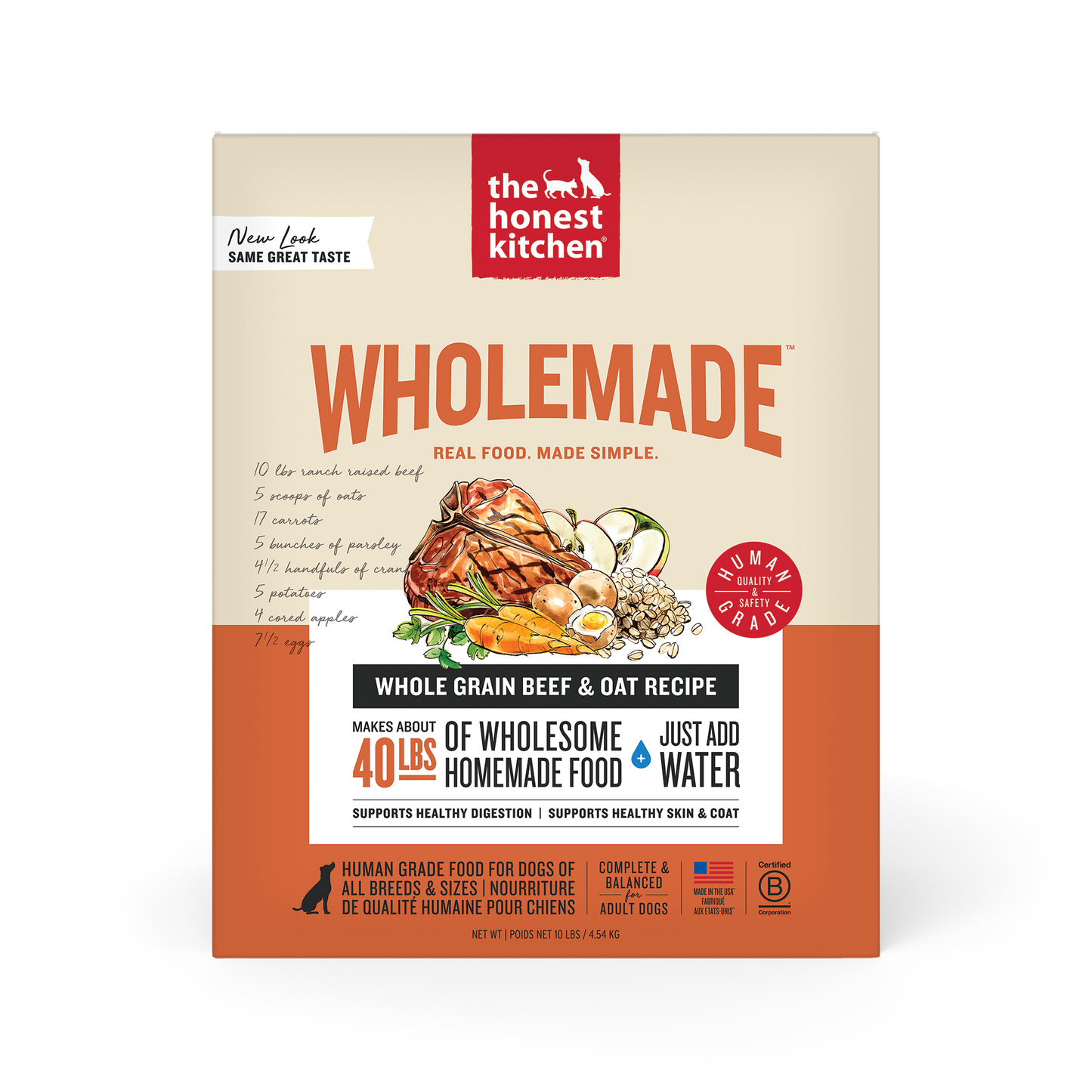 Honest Kitchen Whole Grain Beef Recipe