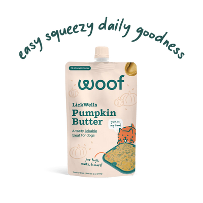 Woof Pet LickWells Pumpkin Butter 12 oz