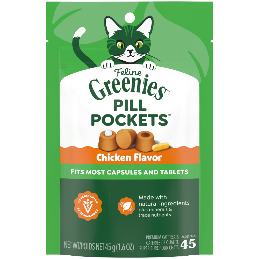 Greenies Pill Pockets Cat Chicken 45 ct.
