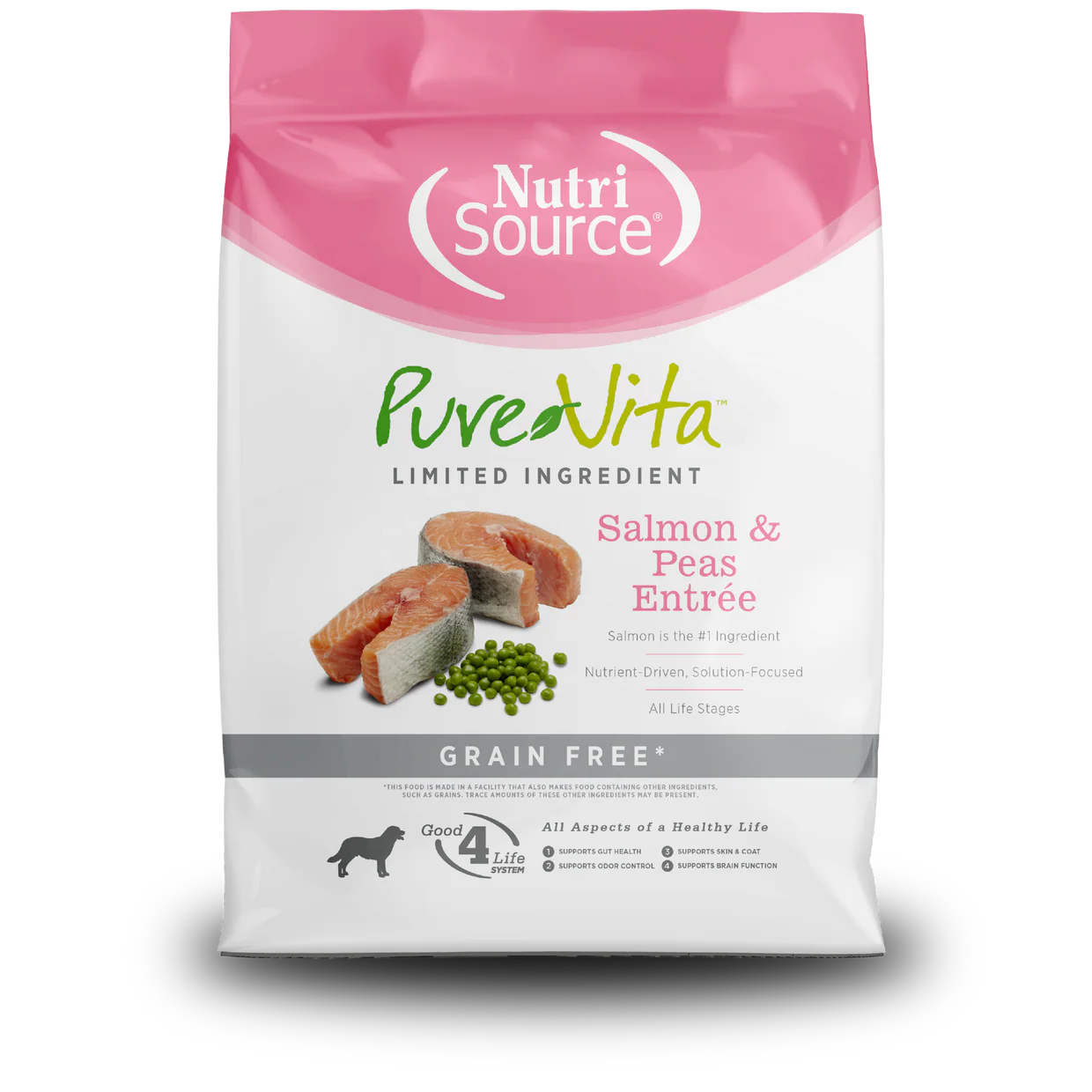 Pure Vita Grain-Free Salmon & Peas Entree