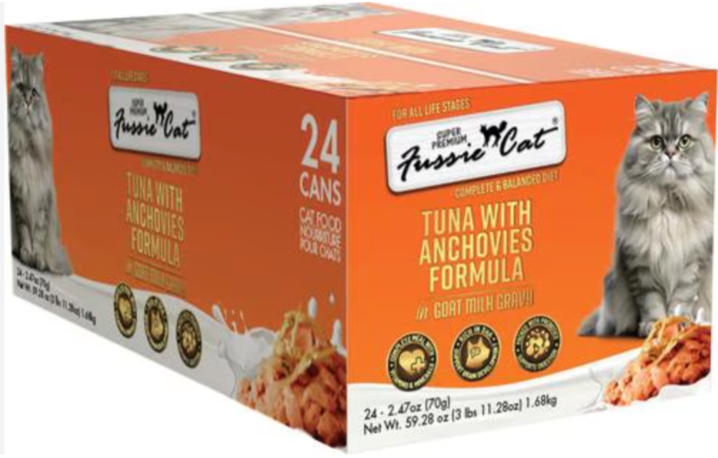Fussie Cat Premium Tuna with Anchovies in Goats Milk