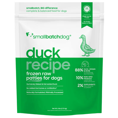 Small Batch Raw Frozen Duck Batch