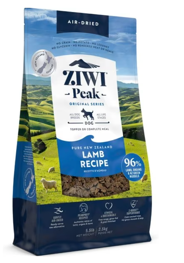 Ziwi Peak Air-Dried Lamb Recipe