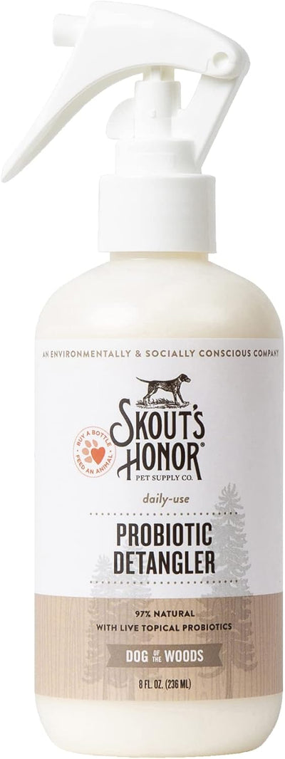 Skout's Honor Dog Probiotic Daily Use Dog of the Woods Detangler 8 oz