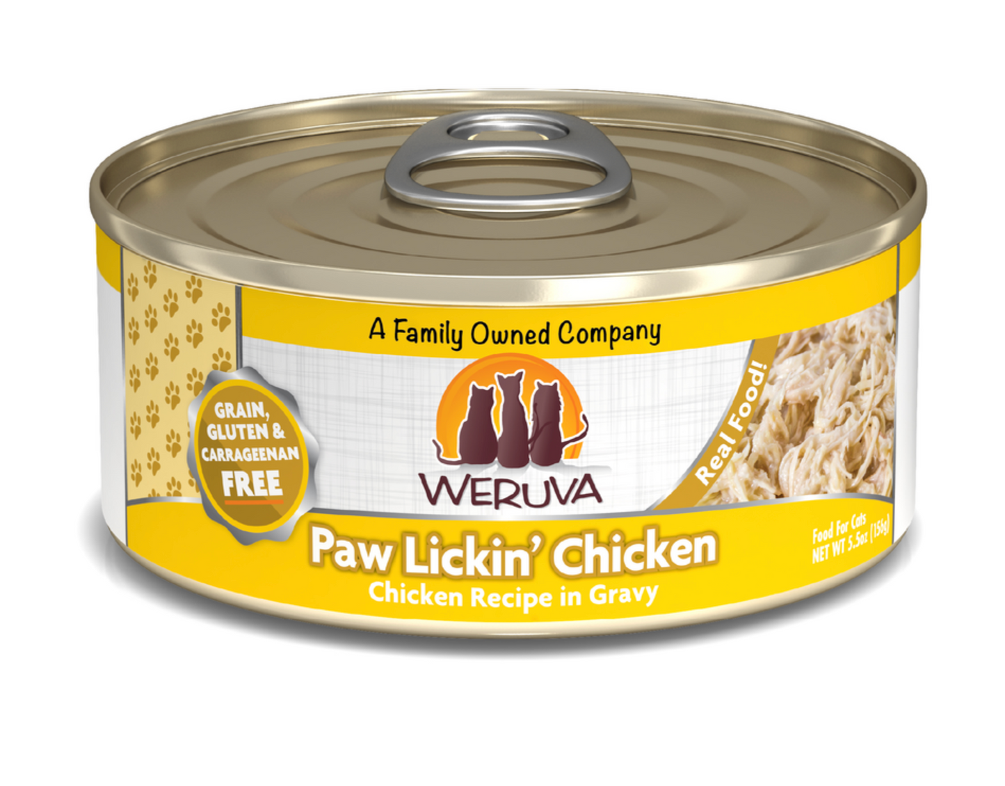 Weruva Cat Classic Grain-Free Paw Lickin' Chicken in Gravy