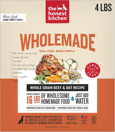 Honest Kitchen Whole Grain Beef Recipe