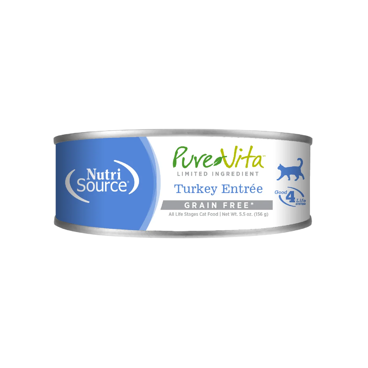 Pure Vita Cat Grain-Free Turkey Entree