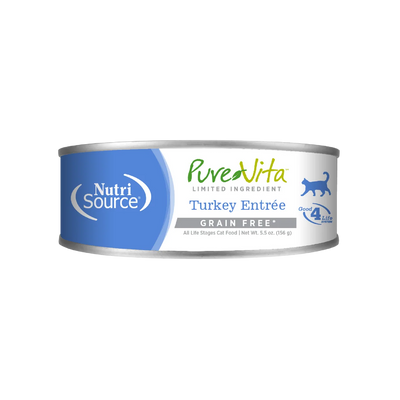 Pure Vita Cat Grain-Free Turkey Entree