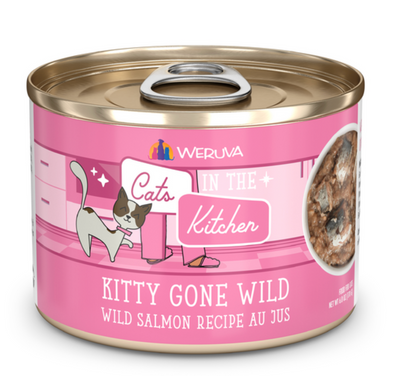 Weruva Cats in the Kitchen Kitty Gone Wild Salmon Au Jus