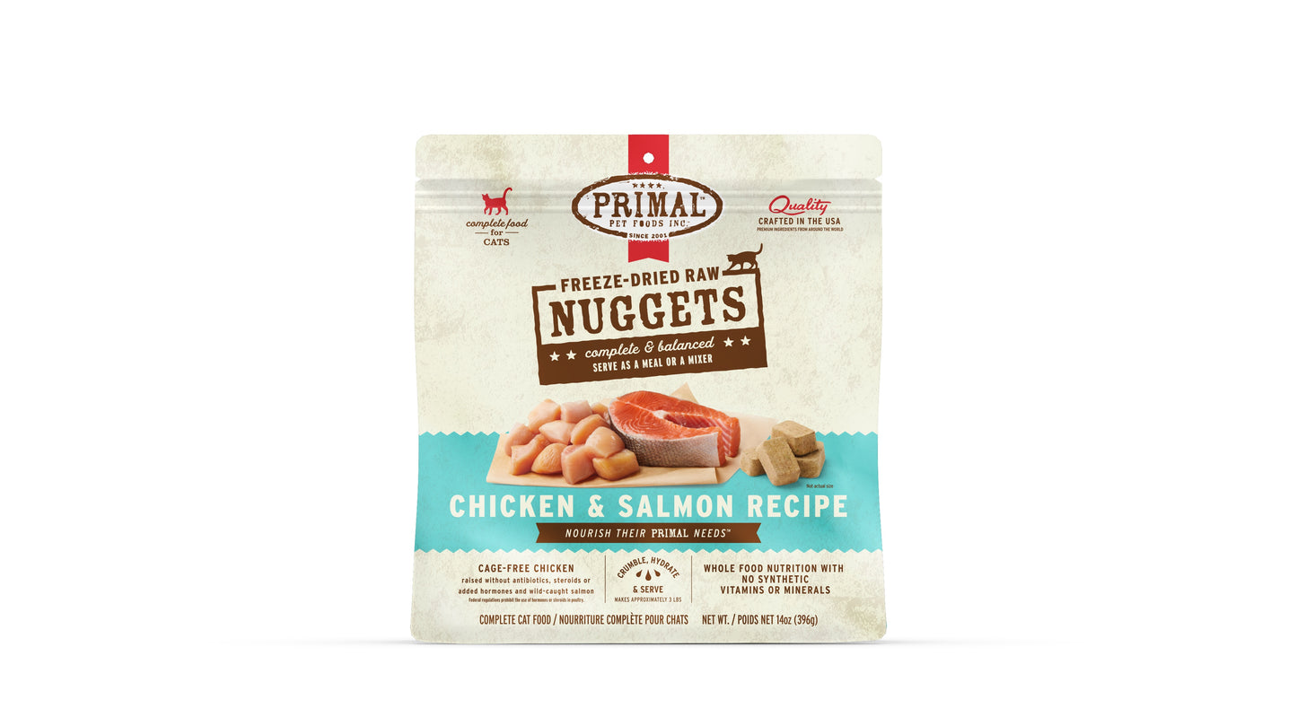 Primal Cat Freeze-Dried Chicken & Salmon Formula