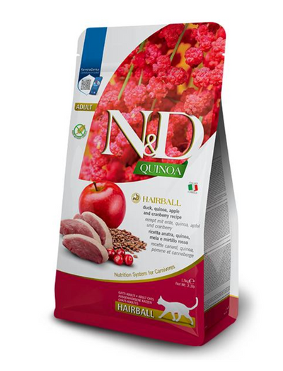 Farmina Cat N&D Quinoa Hairball Duck