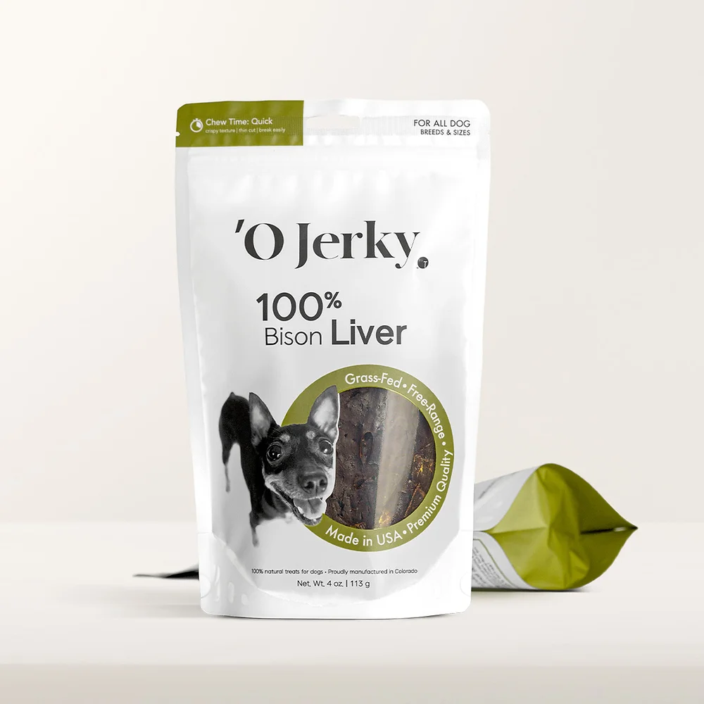 'O Jerky 100% Bison Liver 4 oz