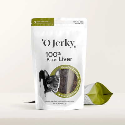 'O Jerky 100% Bison Liver 4 oz