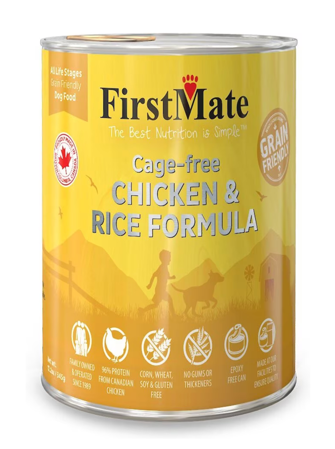 FirstMate Grain Friendly Cage Free Chicken & Rice – Healthy Pet Austin