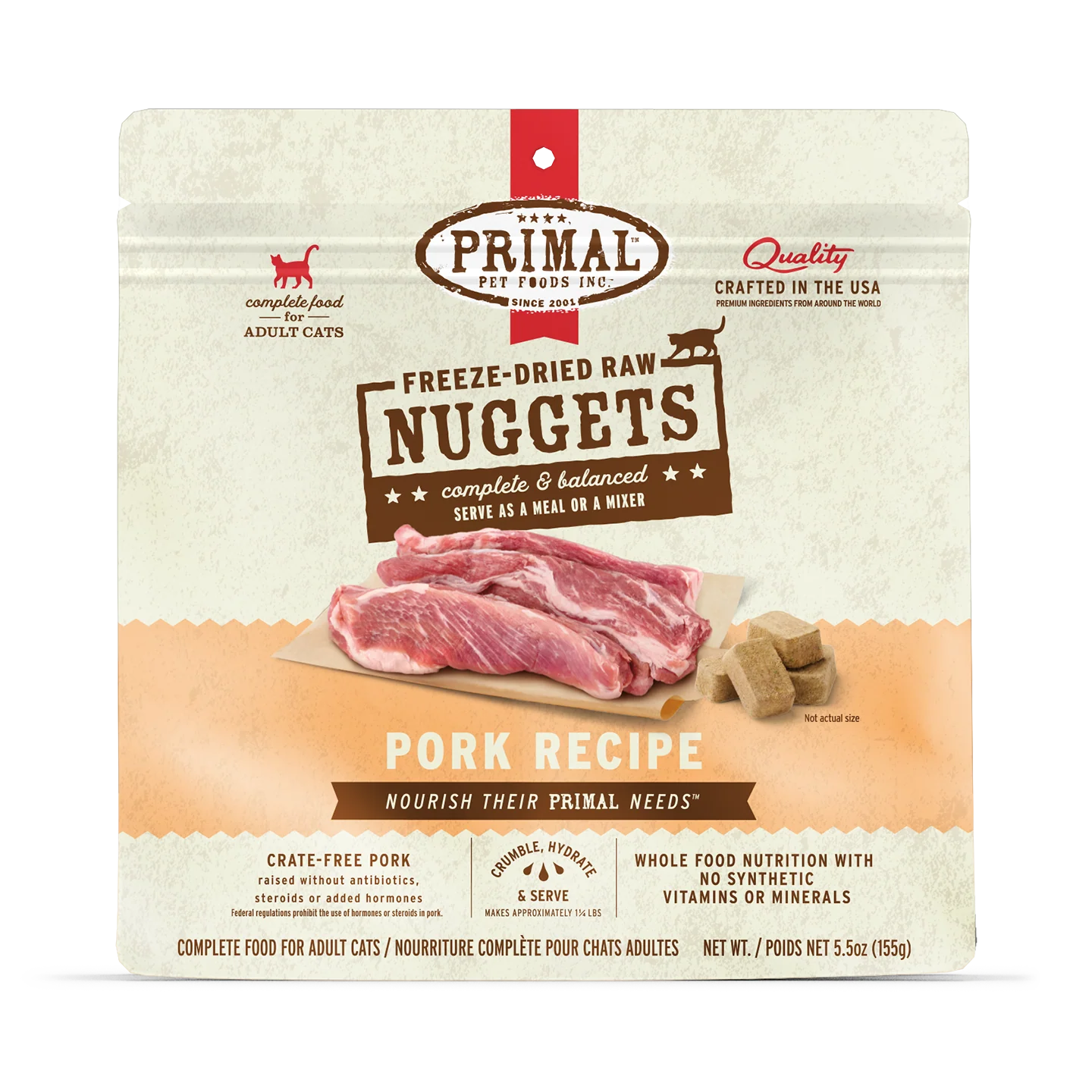 Primal Cat Freeze-Dried Pork Formula