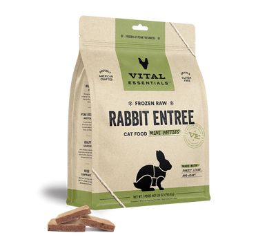 Vital Essentials Rabbit Mini Patties Cat 28 oz