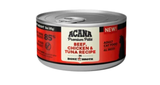 Acana Cat Premium Pate Beef, Chicken & Tuna