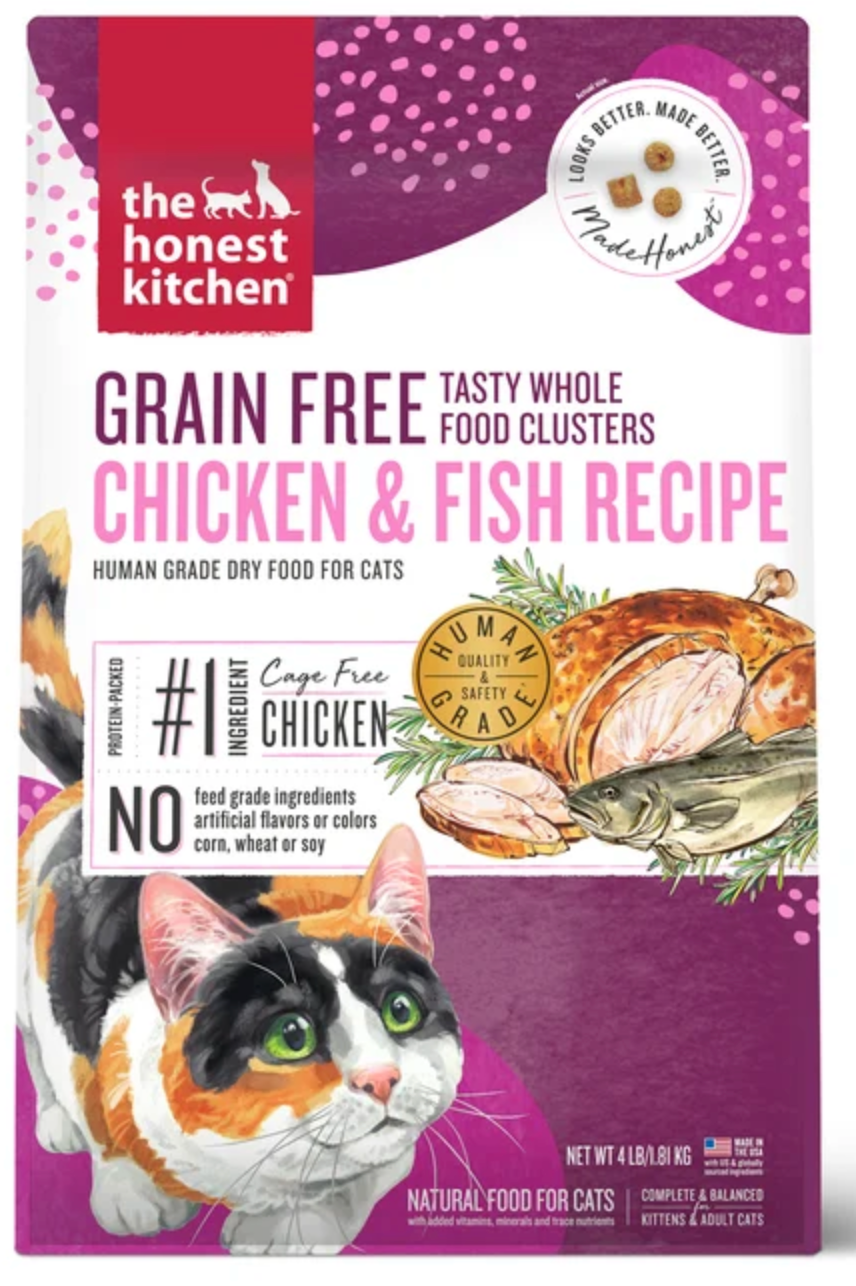 Honest Kitchen Cat Clusters Chicken & Fish
