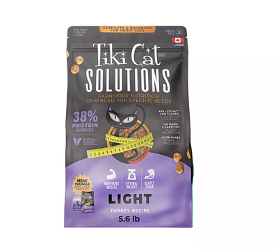 Tiki Cat Solutions Light Baked Turkey Kibble