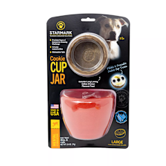 Starmark Cookie Cup Jar Interactive Toy