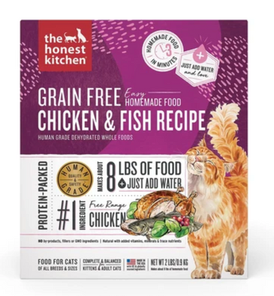 Honest Kitchen Cat Dehydrated Grain-Free Chicken & Fish Recipe