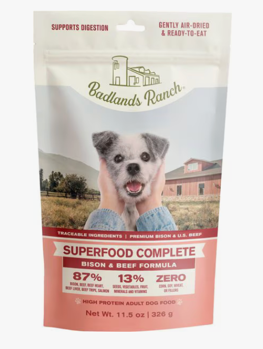 Badlands Ranch Superfood Complete Air Dried Bison & Beef