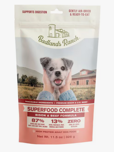 Badlands Ranch Superfood Complete Air Dried Bison & Beef