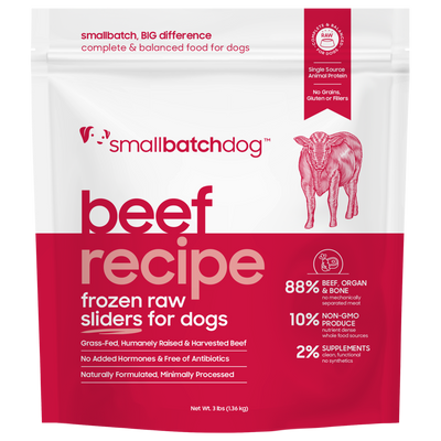 Small Batch Raw Frozen Beef Batch