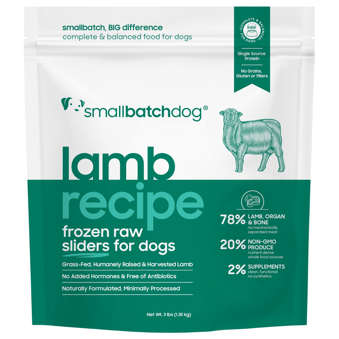 Small Batch Raw Frozen Lamb Batch