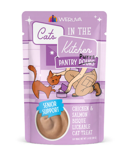 Weruva Cats in the Kitchen Pantry Pours Chicken & Salmon Bisque Senior
